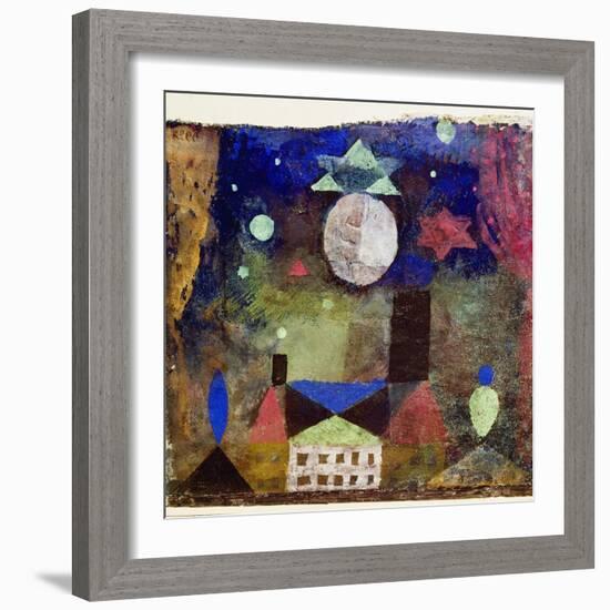 Stern über bösen Häusern-Paul Klee-Framed Giclee Print