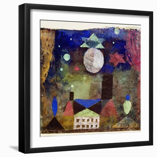 Stern über bösen Häusern-Paul Klee-Framed Giclee Print