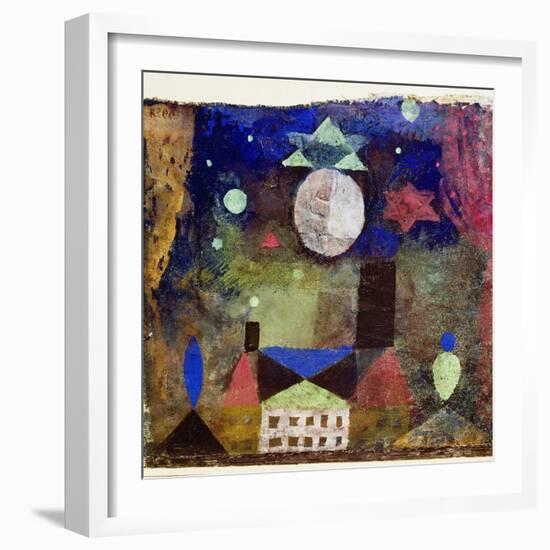 Stern über bösen Häusern-Paul Klee-Framed Giclee Print