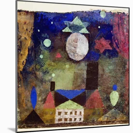Stern über bösen Häusern-Paul Klee-Mounted Giclee Print