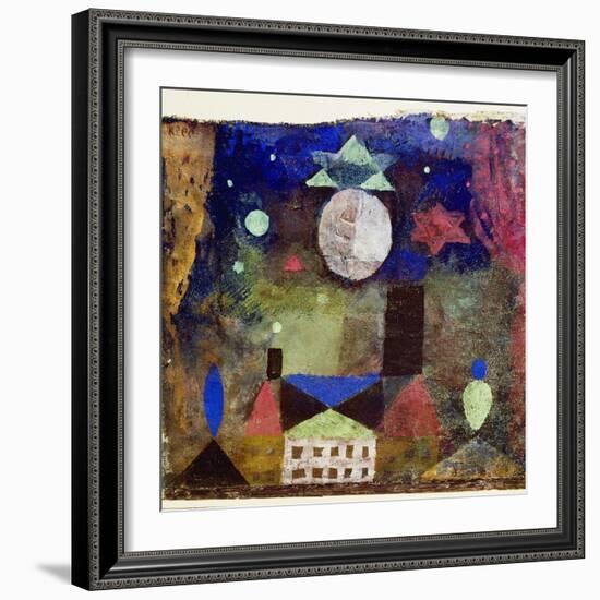 Stern über bösen Häusern-Paul Klee-Framed Giclee Print