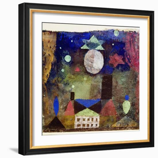 Stern über bösen Häusern-Paul Klee-Framed Giclee Print