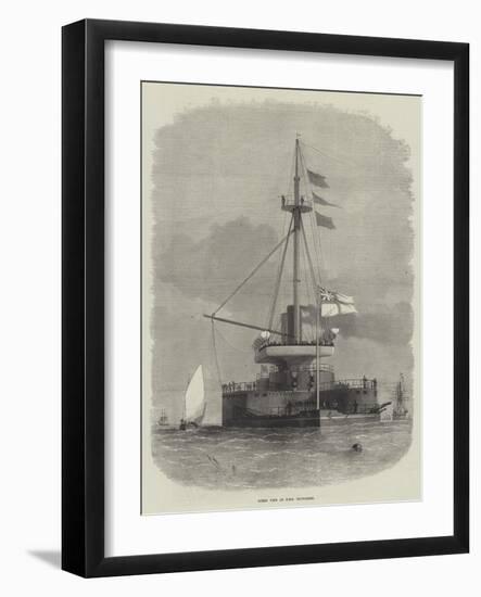 Stern View of HMS Thunderer-Edwin Weedon-Framed Giclee Print