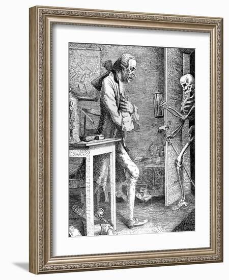 Sterne and Death, 1768-Thomas Patch-Framed Giclee Print