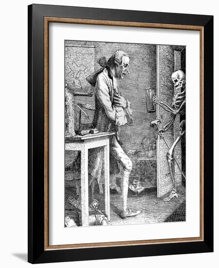 Sterne and Death, 1768-Thomas Patch-Framed Giclee Print