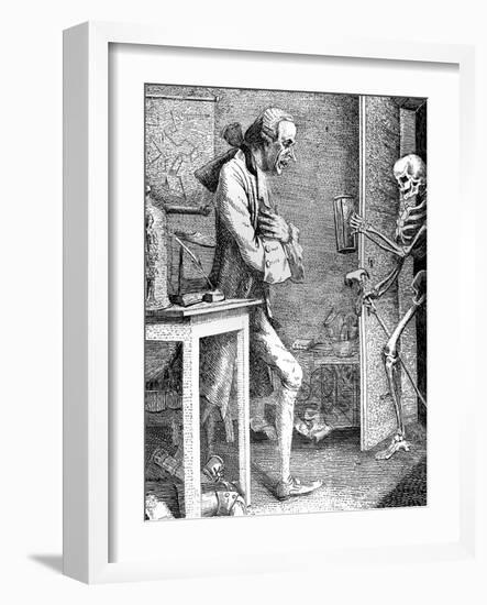 Sterne and Death, 1768-Thomas Patch-Framed Giclee Print
