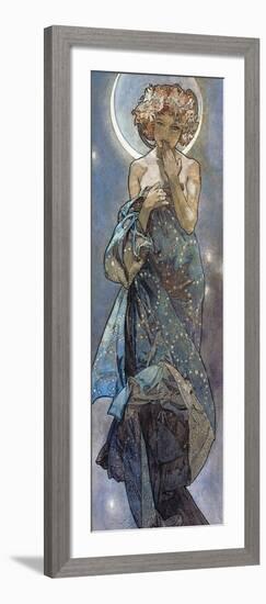 Sterne: Der Mond, 1902-Alphonse Mucha-Framed Giclee Print