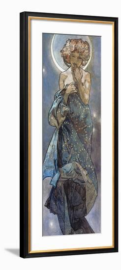 Sterne: Der Mond, 1902-Alphonse Mucha-Framed Giclee Print