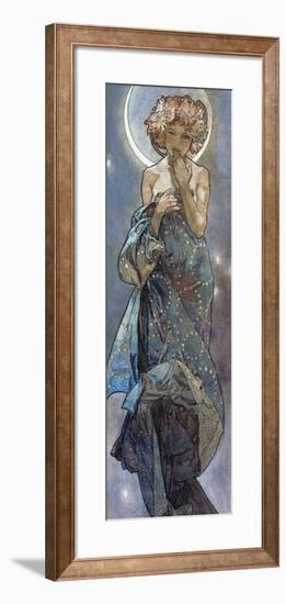 Sterne: Der Mond, 1902-Alphonse Mucha-Framed Giclee Print