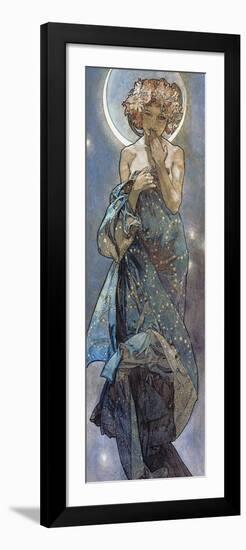 Sterne: Der Mond, 1902-Alphonse Mucha-Framed Giclee Print