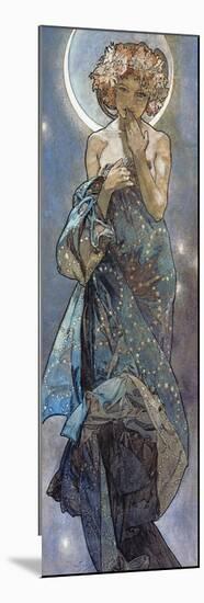 Sterne: Der Mond, 1902-Alphonse Mucha-Mounted Giclee Print