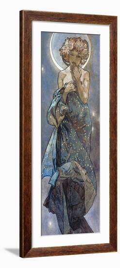 Sterne: Der Mond, 1902-Alphonse Mucha-Framed Giclee Print