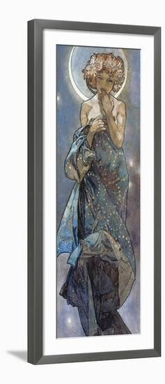 Sterne: Der Mond, 1902-Alphonse Mucha-Framed Giclee Print