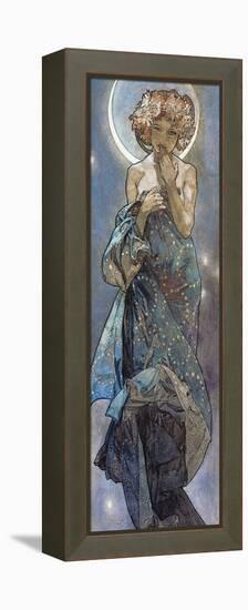 Sterne: Der Mond, 1902-Alphonse Mucha-Framed Premier Image Canvas