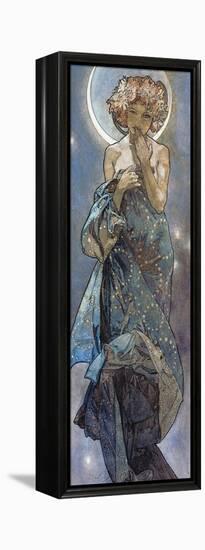 Sterne: Der Mond, 1902-Alphonse Mucha-Framed Premier Image Canvas