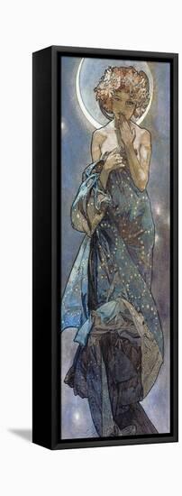 Sterne: Der Mond, 1902-Alphonse Mucha-Framed Premier Image Canvas