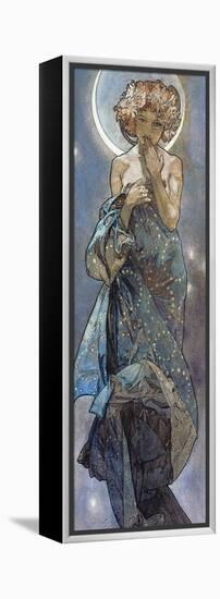 Sterne: Der Mond, 1902-Alphonse Mucha-Framed Premier Image Canvas