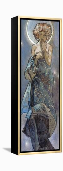 Sterne: Der Mond, 1902-Alphonse Mucha-Framed Premier Image Canvas