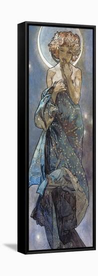 Sterne: Der Mond, 1902-Alphonse Mucha-Framed Premier Image Canvas