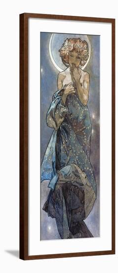 Sterne: Der Mond, 1902-Alphonse Mucha-Framed Premium Giclee Print