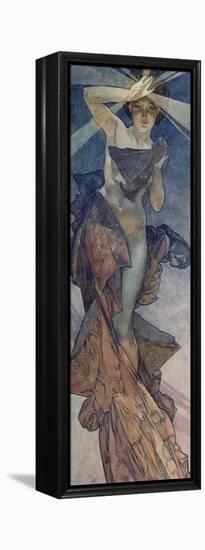 Sterne: Der Morgenstern, 1902-Alphonse Mucha-Framed Premier Image Canvas