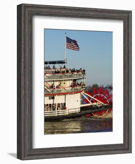 Sternwheeler on the Mississippi River, New Orleans, Louisiana, USA-Ethel Davies-Framed Photographic Print
