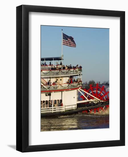 Sternwheeler on the Mississippi River, New Orleans, Louisiana, USA-Ethel Davies-Framed Photographic Print