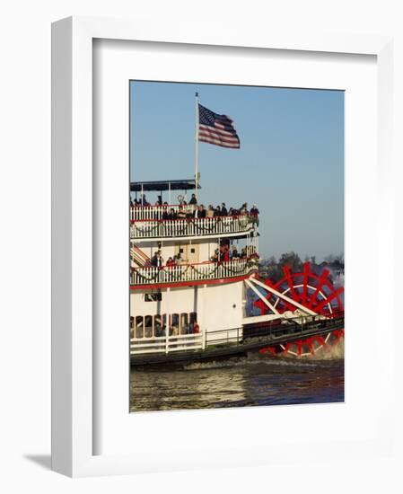 Sternwheeler on the Mississippi River, New Orleans, Louisiana, USA-Ethel Davies-Framed Photographic Print