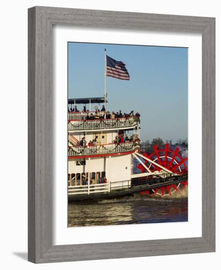 Sternwheeler on the Mississippi River, New Orleans, Louisiana, USA-Ethel Davies-Framed Photographic Print