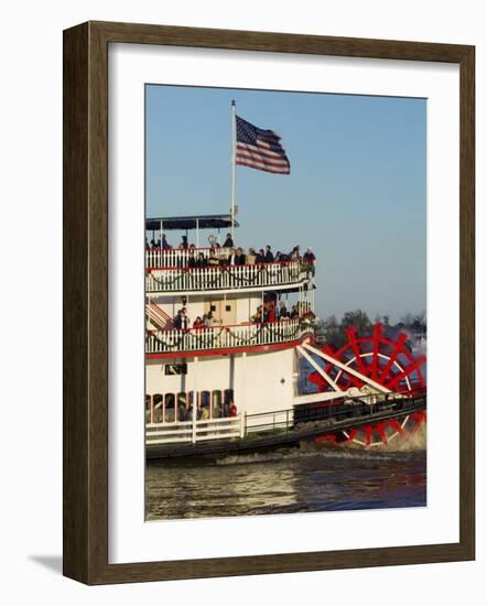 Sternwheeler on the Mississippi River, New Orleans, Louisiana, USA-Ethel Davies-Framed Photographic Print