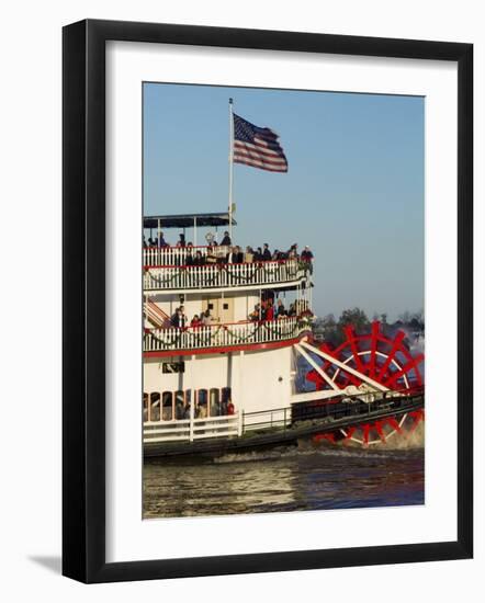 Sternwheeler on the Mississippi River, New Orleans, Louisiana, USA-Ethel Davies-Framed Photographic Print