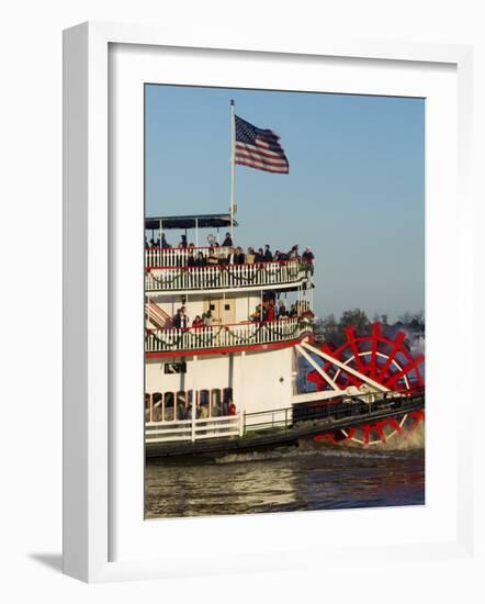 Sternwheeler on the Mississippi River, New Orleans, Louisiana, USA-Ethel Davies-Framed Photographic Print