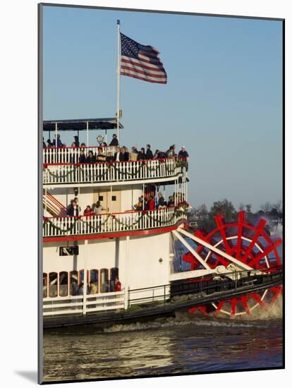 Sternwheeler on the Mississippi River, New Orleans, Louisiana, USA-Ethel Davies-Mounted Photographic Print