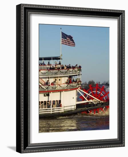 Sternwheeler on the Mississippi River, New Orleans, Louisiana, USA-Ethel Davies-Framed Photographic Print