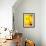 Stethoscope on Yellow Surface-null-Framed Photographic Print displayed on a wall