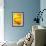 Stethoscope on Yellow Surface-null-Framed Photographic Print displayed on a wall