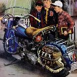 "Tex's Motorcycle", April 7, 1951-Stevan Dohanos-Giclee Print