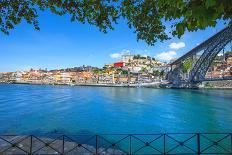 Oporto or Porto Skyline, Douro River and Iron Bridge. Portugal, Europe.-stevanzz-Photographic Print