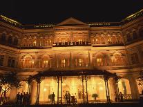 Facade of the Raffles Hotel at Night in Singapore, Southeast Asia-Steve Bavister-Photographic Print