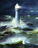 Lighthouse-Steve Bloom-Mounted Art Print