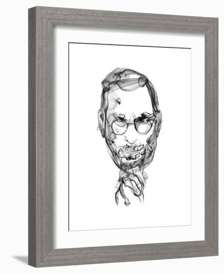 Steve Jobs-Octavian Mielu-Framed Art Print