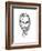 Steve Jobs-Octavian Mielu-Framed Art Print