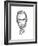 Steve Jobs-Octavian Mielu-Framed Art Print