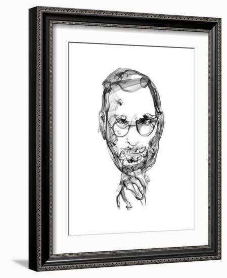 Steve Jobs-Octavian Mielu-Framed Art Print