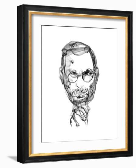 Steve Jobs-Octavian Mielu-Framed Art Print