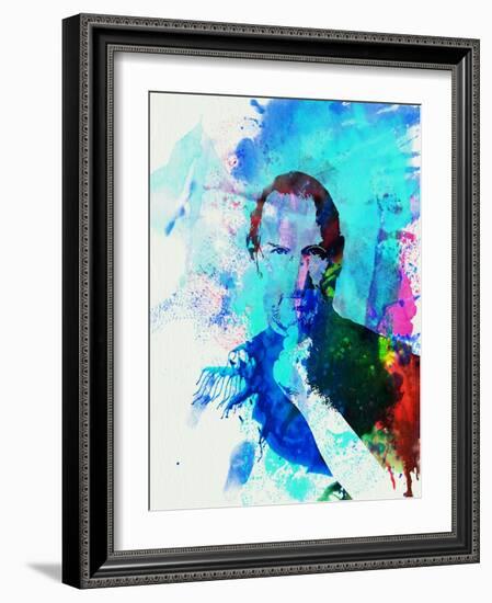 Steve Jobs-Nelly Glenn-Framed Art Print