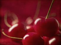 Glossy Red Cherries-Steve Lupton-Photographic Print