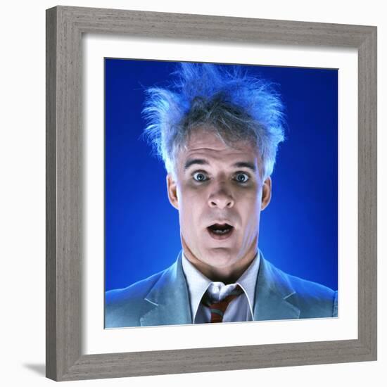 STEVE MARTIN. "THE MAN WITH TWO BRAINS" [1983], directed by CARL REINER.-null-Framed Photographic Print