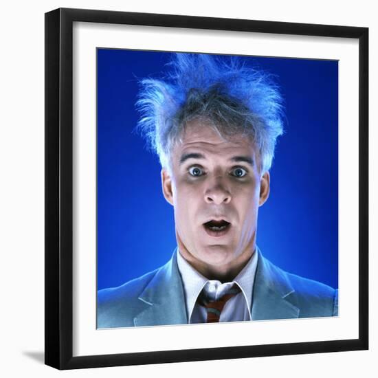 STEVE MARTIN. "THE MAN WITH TWO BRAINS" [1983], directed by CARL REINER.-null-Framed Photographic Print