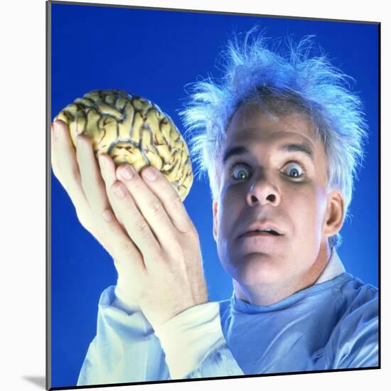 STEVE MARTIN. "THE MAN WITH TWO BRAINS" [1983], directed by CARL REINER.-null-Mounted Photographic Print